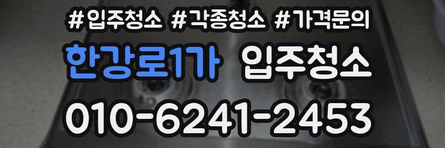 한강로1가 이사청소