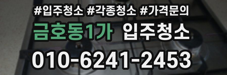 금호동1가 이사청소