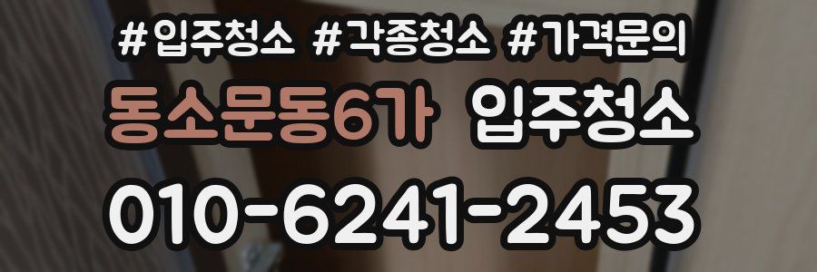 동소문동6가 이사청소