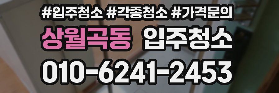 상월곡동 이사청소