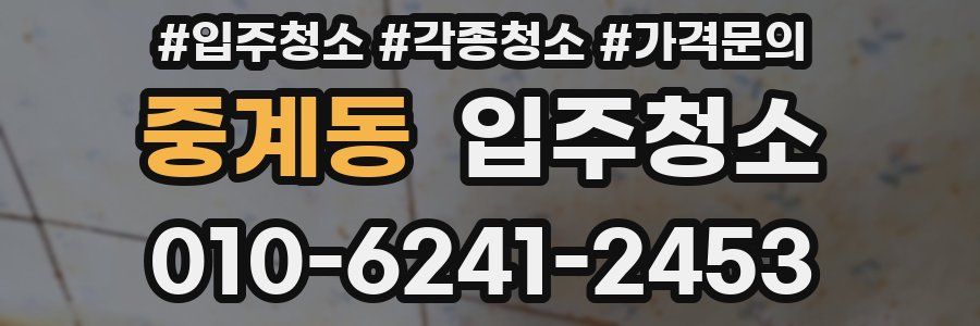 중계동 이사청소