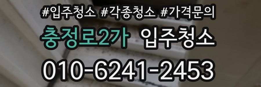 충정로2가 이사청소