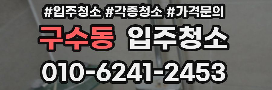 구수동 이사청소