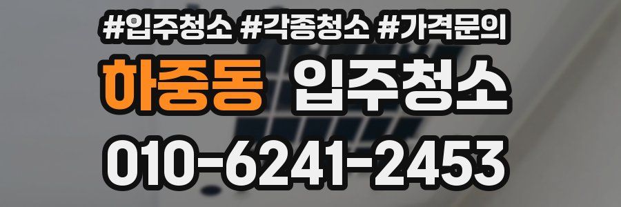 하중동 이사청소