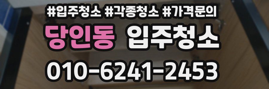 당인동 이사청소