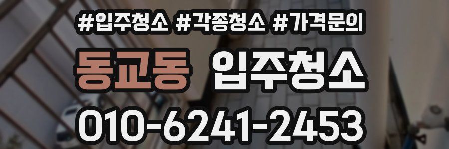 동교동 이사청소