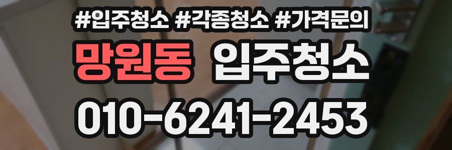 망원동 이사청소