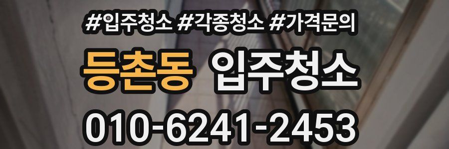 등촌동 이사청소