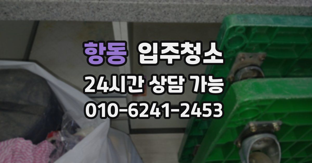 항동 입주청소