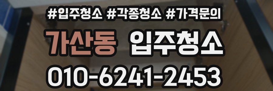 가산동 이사청소