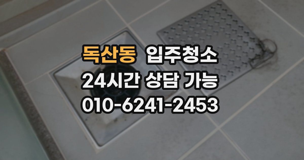 독산동 입주청소