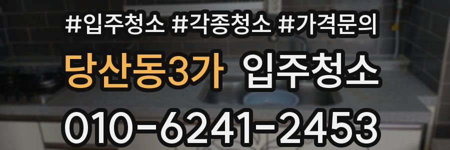 당산동3가 이사청소