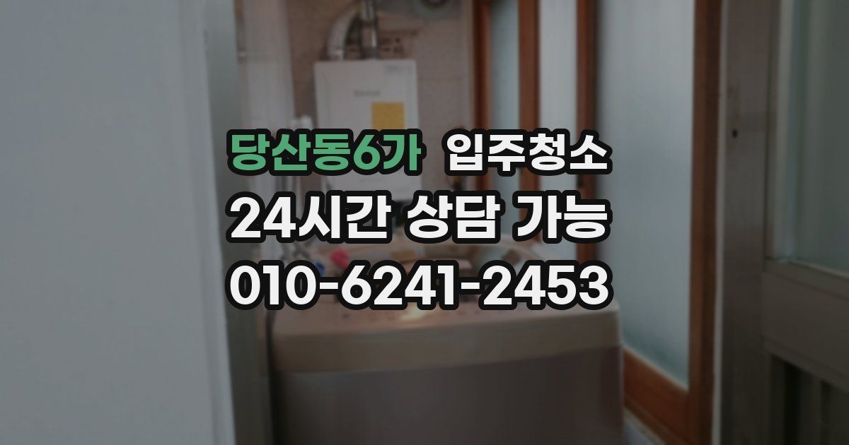 당산동6가 입주청소