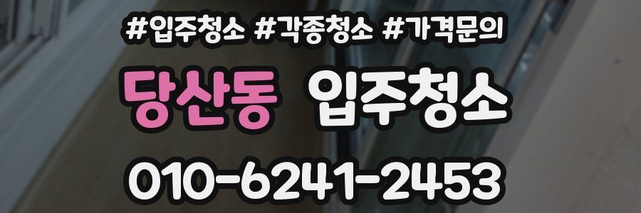 당산동 이사청소