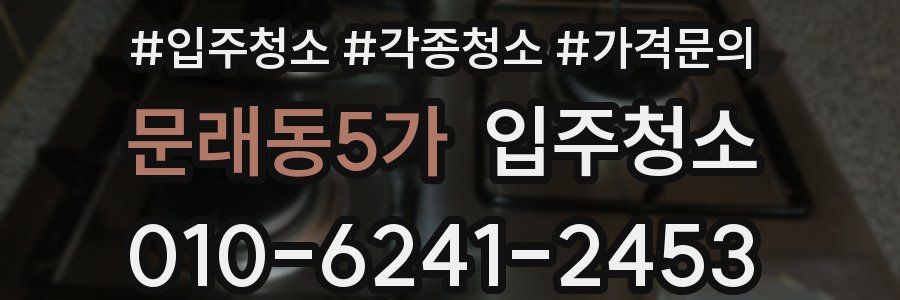 문래동5가 이사청소