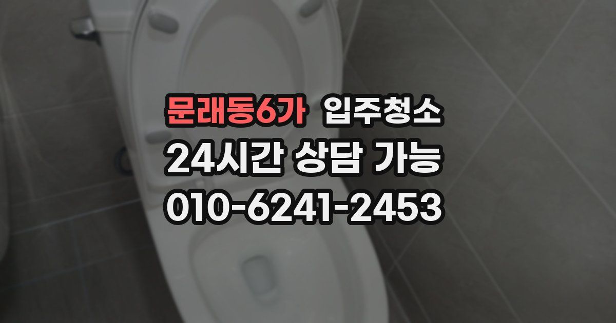 문래동6가 입주청소