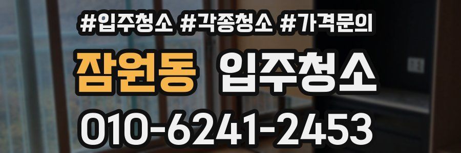 잠원동 이사청소