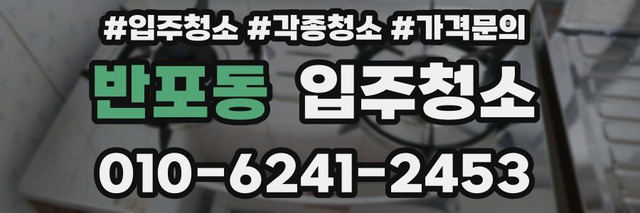반포동 이사청소
