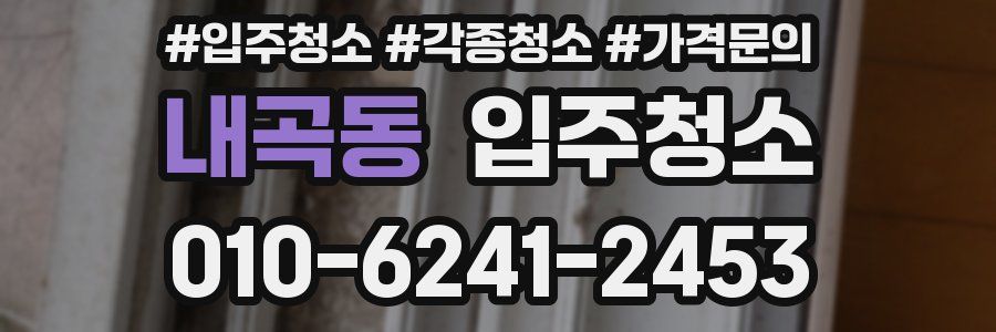 내곡동 이사청소