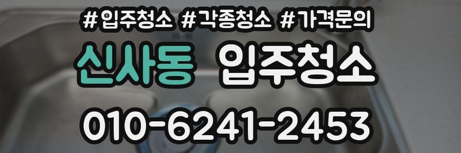 신사동 이사청소