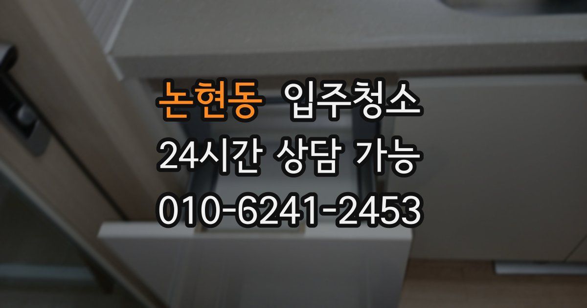 논현동 입주청소