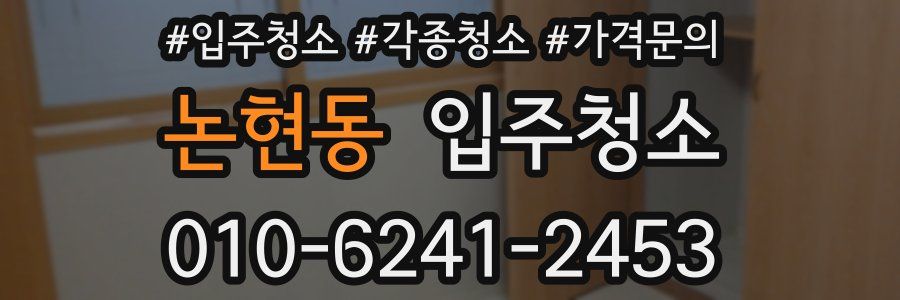 논현동 이사청소