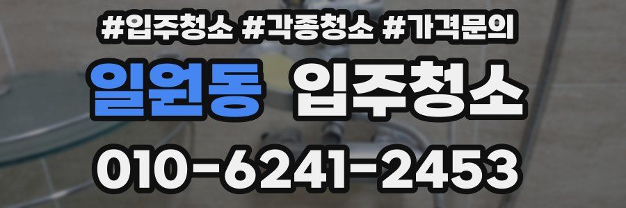 일원동 이사청소