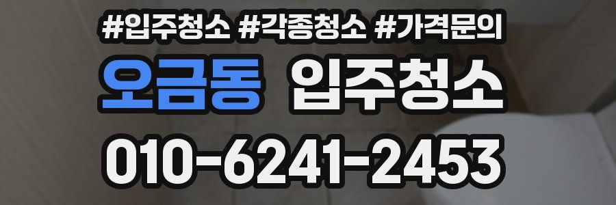 오금동 이사청소