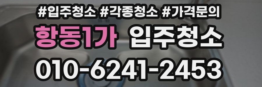 항동1가 이사청소