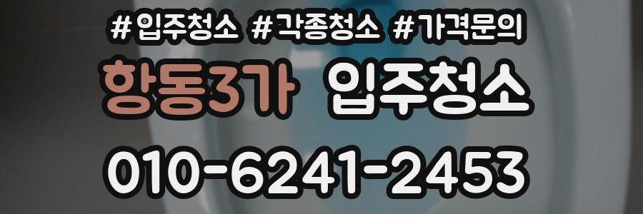 항동3가 이사청소