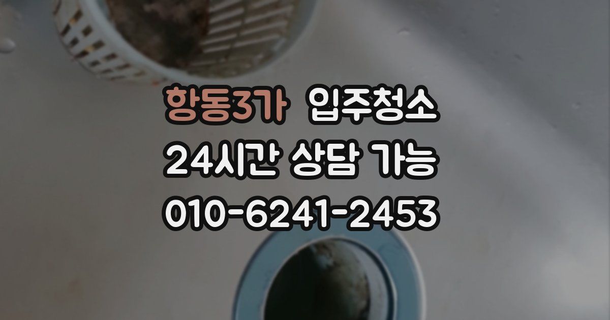 항동3가 입주청소