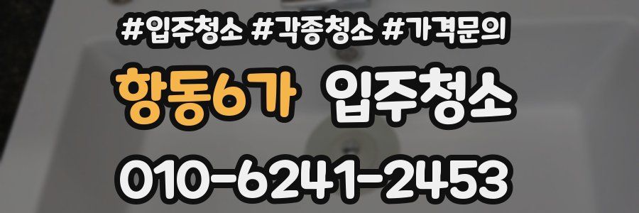 항동6가 이사청소