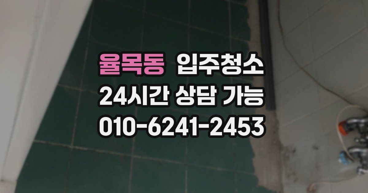 율목동 입주청소