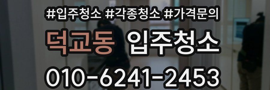 덕교동 이사청소