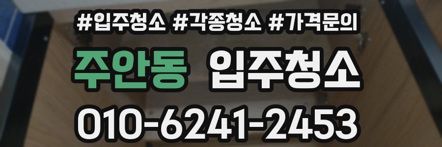 주안동 이사청소