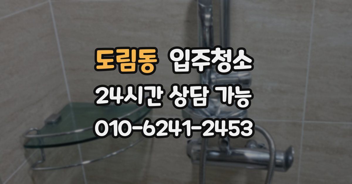 도림동 입주청소