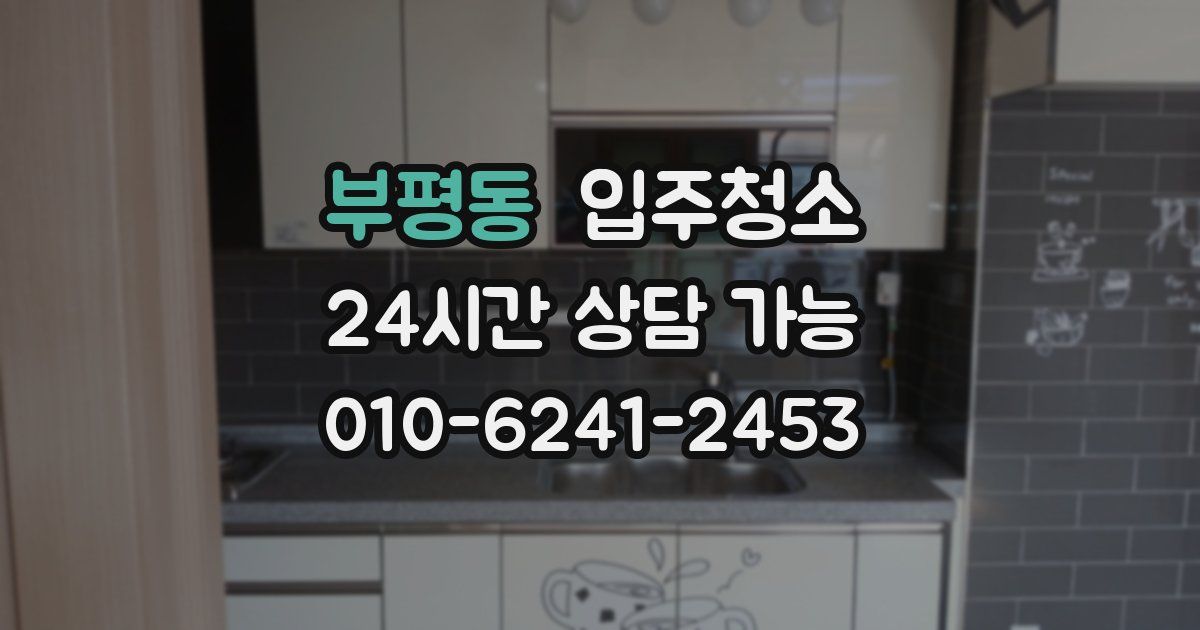 부평동 입주청소