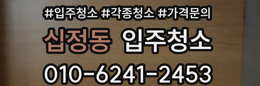 십정동 이사청소