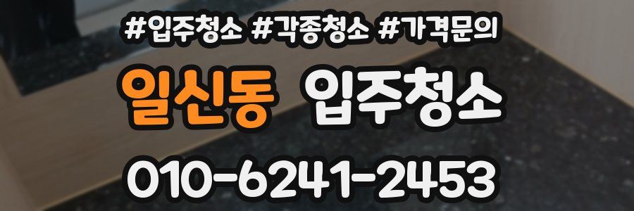 일신동 이사청소