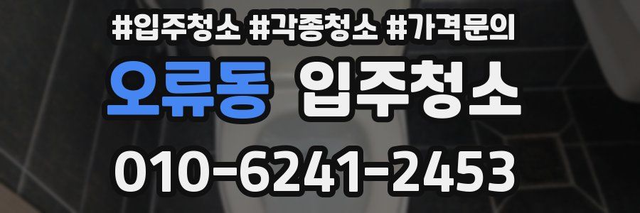 오류동 이사청소