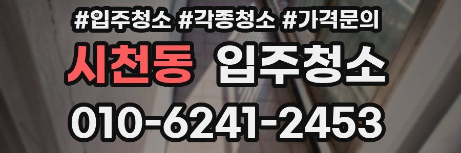 시천동 이사청소