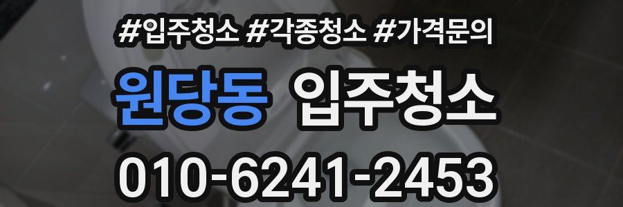 원당동 이사청소