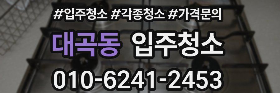 대곡동 이사청소