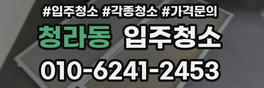 청라동 이사청소