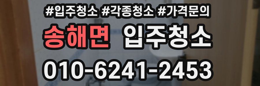 송해면 이사청소