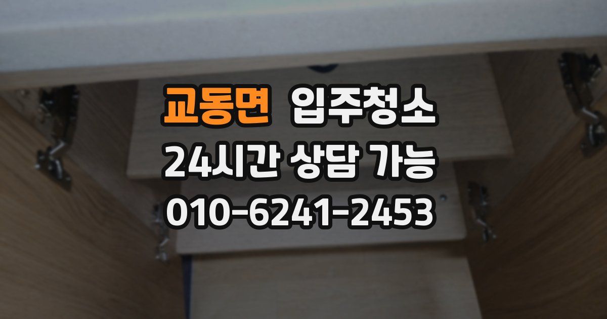 교동면 입주청소