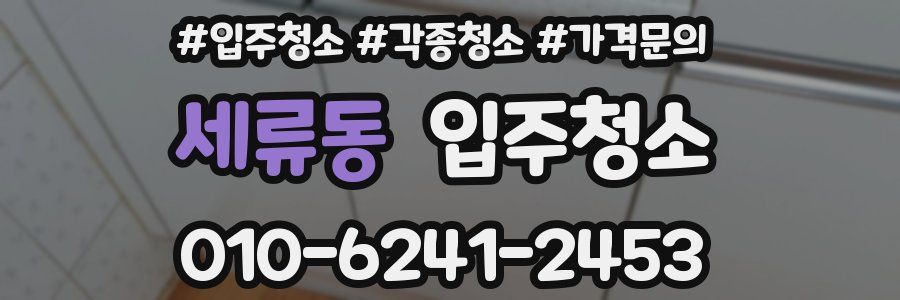 세류동 이사청소