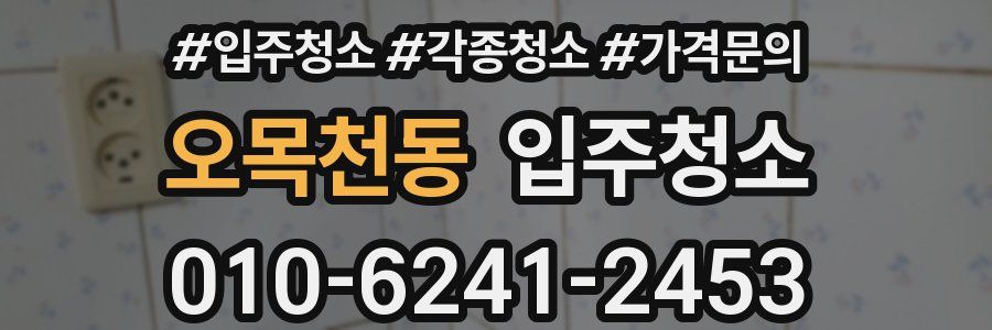 오목천동 이사청소