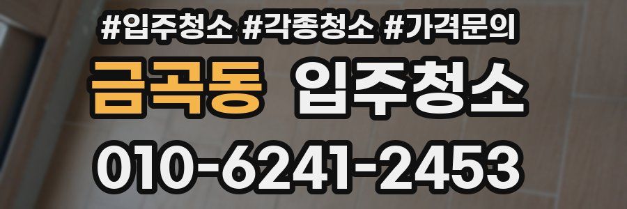 금곡동 이사청소