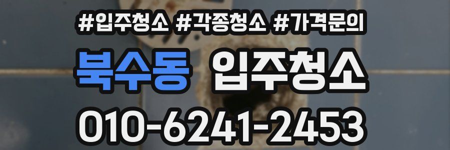 북수동 이사청소